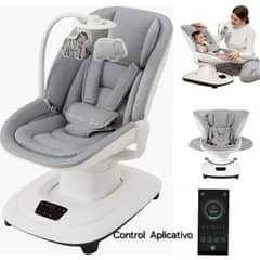 BEBE - Silla Mecedora para Premium 7 Modos Balanceo Tactil