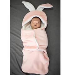 MPROPIA - Manta abrigadora con saquito para bebé Mi cigüeña Melón