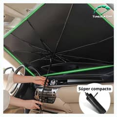 GENERICO - Tapasol plegable portátil - Negro