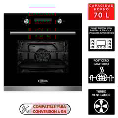 KLIMATIC - Horno Empotrable a gas BONN 70LTS