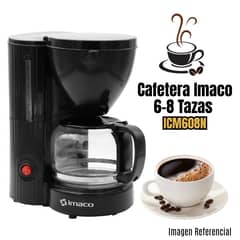 IMACO - Cafetera Electrica 6 tazas