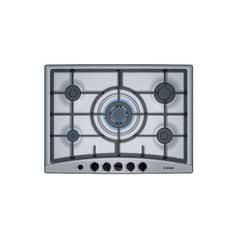 BOSCH - Cocina PGQ7G5A90L Empotrable a Gas 70 cm 5 Quemadores Acero Inox