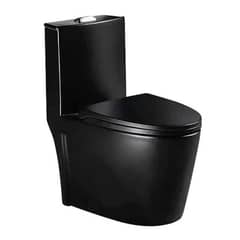 XM - INODORO ONE PIECE NEGRO MINIMALISTA IN8835-01