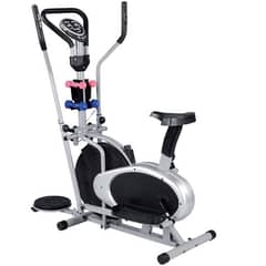 RISUTIMPORT - Bicicleta Elíptica Multifuncional Twist Pesas Pantalla