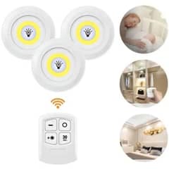 OEM - Pack 3 Luz LED con Control Remoto Apagado Automatico