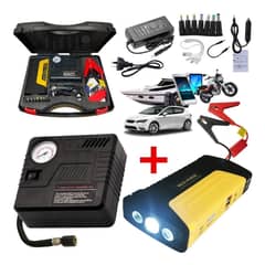 OEM - Kit Arrancador Bateria Compresor Auto Carro Recargable Power Bank