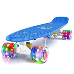 UFO - Skate Penny Para Niños y Jóvenes Con Luces Led
