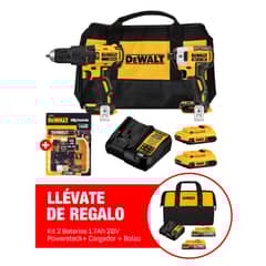 DEWALT - Taladro Percutor 12 + Atornillador 14 20v Xr DCK223D2