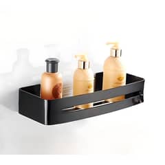 GENERICO - REPISA ORGANIZADOR DUCHA -COCINA NEGRO ACERO