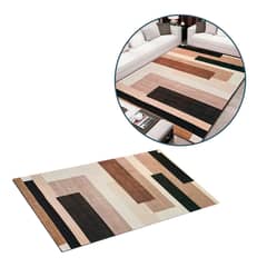 BUYPAL - Alfombra Madera 160x230cm Sala Piso Cuartos