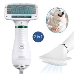 GENERICO - Secador de Pelo Portátil para Perros y Gatos 2 en 1