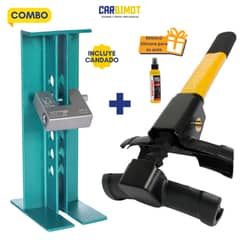 GENERICO - SEGURO BLOQUEO TRABA PEDAL VOLANTE TIMON PARA AUTO VEHICULOS