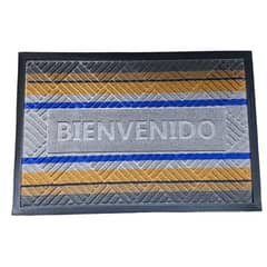 GENERICO - Tapete Rectangular Bienvenido para hogar limpiapies