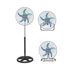 PREMIUM - Ventilador 3 en 1 Pie Pared Mesa 18" Pulgadas 65W