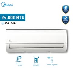 MIDEA - Aire Acondicionado 24 000 BTU Split Pared On/Off Frío Solo