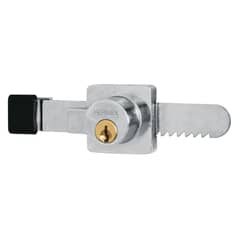 HERMEX - Chapa cerradura para vitrina tipo serrucho