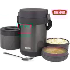 THERMOS - Termo de acero térmico de comida con compartimientos 1.3 lt