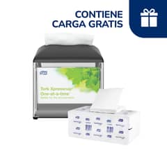 TORK - Dispensador Xpressnap Café Negro + Carga Gratis