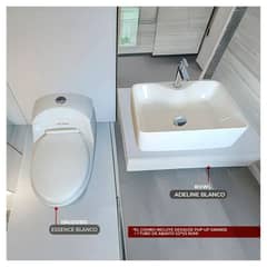 STONE - COMBO DE INODORO ONE PIECE ESSENCE+ BOWL ADELINE BLANCO
