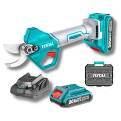 TOTAL TOOLS - Tijera de podar inalambrico 25 mm + bateria 2ah y cargador Total