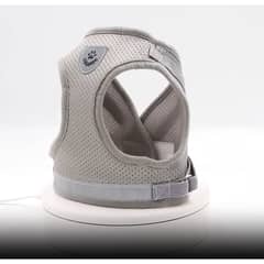 GENERICO - Pechera con correa para perros y gatos talla XS Gris