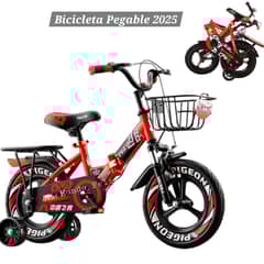 BABY - Bicicleta Infantil Plegable Aro 12 Red