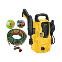 PRETUL - Combo Hidrolavadora 1350 PSI, manguera de 10m pistola de riego Truper