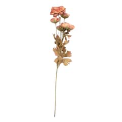 PANADECOR - Peonía Artificial en Vara con 5 Flores Naranja