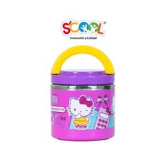 GENERICO - Termo Para Comida 600 Ml Animado Fucsia