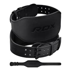 RDX - Cinturón de Cuero para Levantamiento de Pesas de 15CM - M