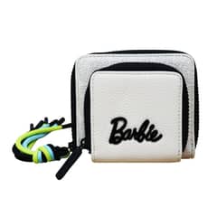 BARBIE - Billetera con Cierre y Asa Blanca