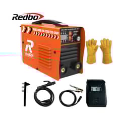 REDBO - Soldadora Inversora MMA-140 BIVOLTAJE 110220V PORTÁTIL + Guantes
