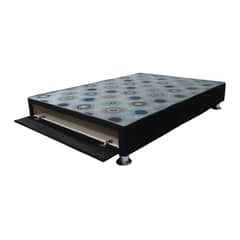 MUEBLES MACRUMO - Box tarima con sabanera 2 Plz - Color negro