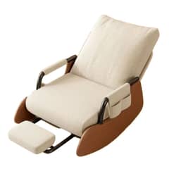 GENERICO - Silla Mecedora de Lujo Estilo Nórdico Blanco