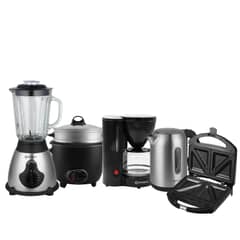 IMACO - Pentacombo Licuadora + Sandwichera + Olla + Hervidor + cafetera