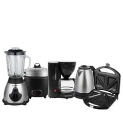 IMACO - Pentacombo Licuadora + Sandwichera + Olla + Hervidor + cafetera
