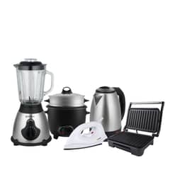 IMACO - Pentacombo Licuadora + Hervidor + Olla + Grill + Plancha