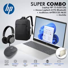 HP - LAPTOP 15-FC0012LA AMD RYZEN 7 7730U MEMORIA 32GB DDR4 DISCO 512GB