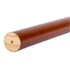 JUST HOME COLLECTION - Barra de madera chocolate 28 mm 2.50m