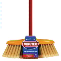 VIRUTEX - Escoba De Plástico Piso Delicado Creativa