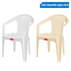POLINPLAST - Silla de Plástico Florencia Blanca