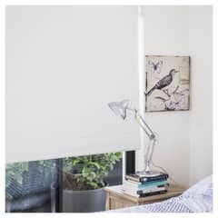 JUST HOME COLLECTION - Cortina Roller Black Out 120x165cm Blanco