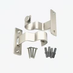 JUST HOME COLLECTION - Soporte Simple Plateado Techo 19m