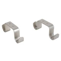 JUST HOME COLLECTION - Soporte Doble Techo Plateado 19 mm