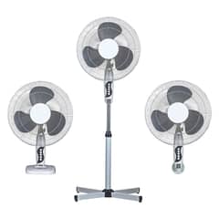 RECCO - Ventilador de Pie 3 en 1 - 16" RD-40G3 Blanco 50 W