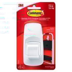 COMMAND - Gancho Jumbo Rectangular Blanco
