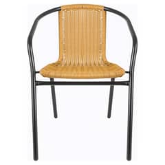 JUST HOME COLLECTION - Silla de Ratán Natural Apilable