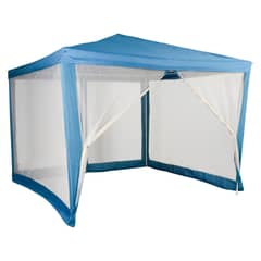 KLIMBER - Toldo armable 3x3m Azul con malla mosquitera