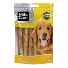PET CARE - Adultos Snack para Perros Enrrollado de Pollo 80 gr