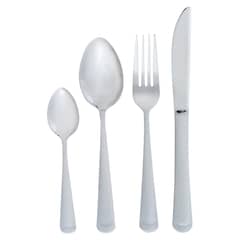 JUST HOME COLLECTION - Set de cubiertos acero 24 piezas